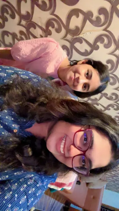 Two women smiling together in a selfie